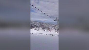Bursa'da kartpostallık görüntü! Zirve beyaza büründü...