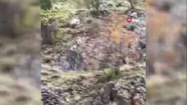 Görüntü Türkiye'den! Tek turu yapanlar tesadüfen kaydetti