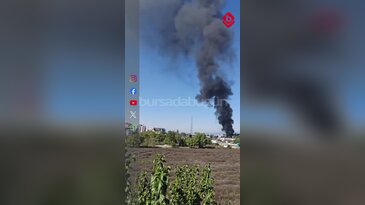 Bursa'da büyük yangın! Siyah dumanlar gökyüzünü sardı, her yerden görüldü...