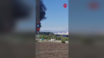 Bursa'da büyük yangın! Siyah dumanlar gökyüzünü sardı, her yerden görüldü... -1