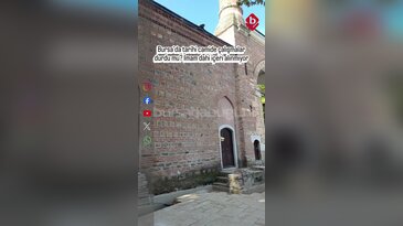 Bursa'da tarihi camide çalışmalar durdu mu? İmam dahi içeri alınmıyor