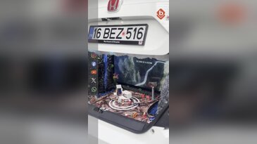 Bursa'da modifiye araç tutkunları buluştu! Sıra dışı araçlar ilgi odağı oldu