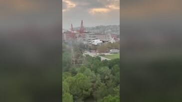 Bursa'da elektrik hatlarında helikopterli bakım! Vatandaşların dikkatini çekti