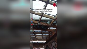 Bursa'nın tarihi çarşısında yağmur çilesi! Esnaf çözüm bekliyor