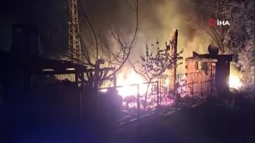 Açık bırakıp evden çıktı! Bursa'da bungalov yangını faciaya dönüşüyordu