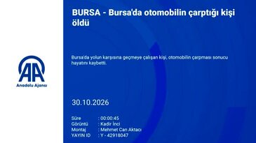 Bursa'da korkunç kaza! Yolun karşısına geçmek isterken hayatını kaybetti