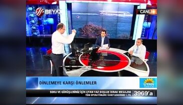 Canlı yayında böcek taraması yapıldı