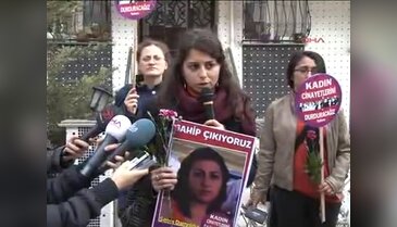 Avcılar'da kadın cinayeti protestosu
