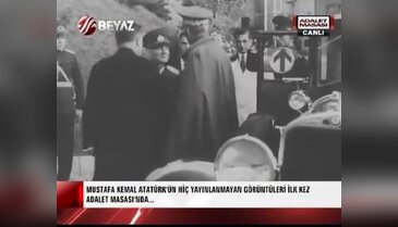 Atatürk'ün bu görüntüleri ilk kez yayınlandı 