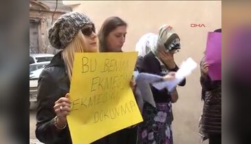 Genelev çalışanlarından eylem