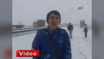 Öğrencilerin kar çilesi