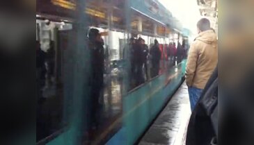 Kar Bursa'da metro seferlerini vurdu(1)