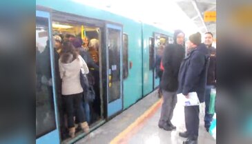 Kar Bursa'da metro seferlerini vurdu(2)