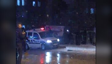 Bursa'da böyle kartopu savaşı görülmedi