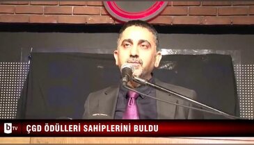 ÇGD Bursa ödülleri sahiplerini buldu