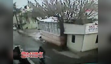 Gençlerin bıçaklı kavgası kamerada 