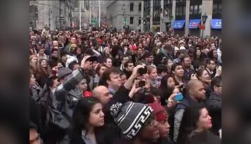 Metroda yürek hoplatan eylem!