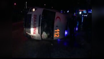 Bursa'da ambulans kazası