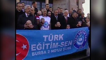 Eğitimcilerden kelleli eylem