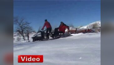 Kar motoru ambulans oldu
