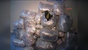 100 kilo esrar yakalandı