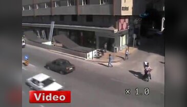 Önündeki kamyonu görmeyince...