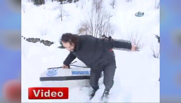 Uzungöl'de kar raftingi