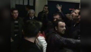 İşçiler eylem yaptı hastanede ameliyatlar durdu