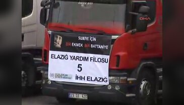 Suriye'ye yardım TIR'ları yola çıktı