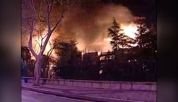 Galatasaray Üniversitesi'nde yangın