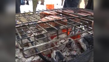 Uludağ'da mangal keyfi