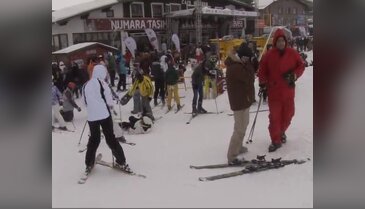 Tatilin gelmesiyle Uludağ'da oteller doldu taştı
