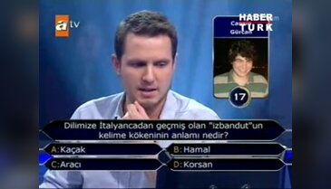 Yarışmacının yüzü kızardı!