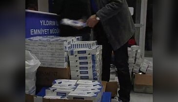 Büfede 6 bin paket kaçak sigara bulundu