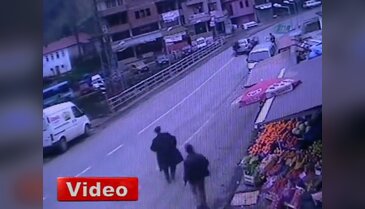 'Korkunç an' kamerada!