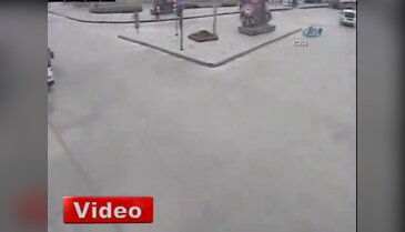 İlginç kazalar MOBESE'de