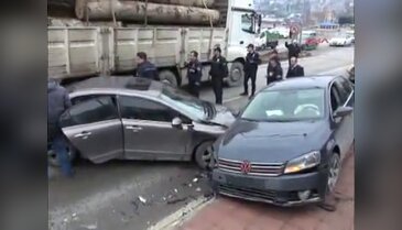 Aşırı hız kazaya neden oldu