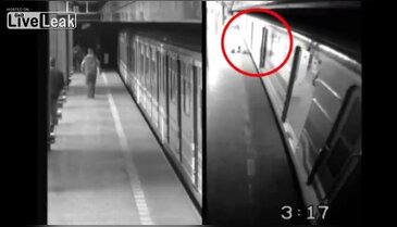 Alkollü kadının üzerinde metro geçti!