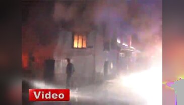 Uykudaki yaşlı adam son anda kurtarıldı