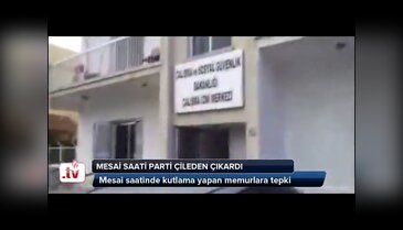 Mesai saatinde parti çıldırttı