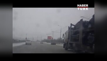 Otobanda TIR dehşeti!