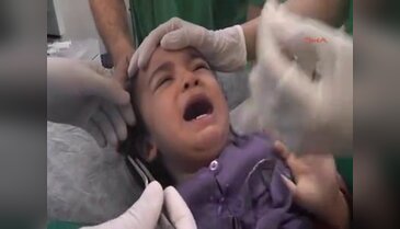 Bunlar minik Ayşenur'un burnundan çıktı
