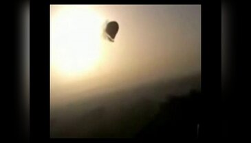 19 kişiye mezar olan balon böyle yere çakıldı