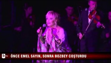 Önce Emel Sayın, sonra Bozbey coşturdu