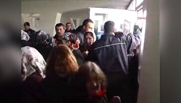 TOKİ konutu kurasında izdiham