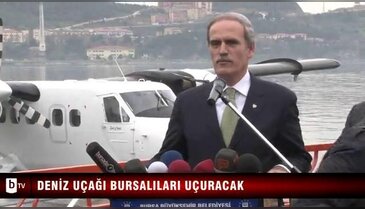 Deniz uçağı ile İstanbul 18 dakika