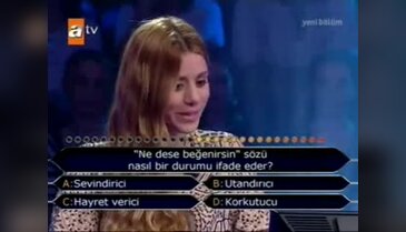 Cevabı bilmesine rağmen elendi