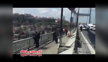 FSM'de intihar girişimi trafiği felç etti