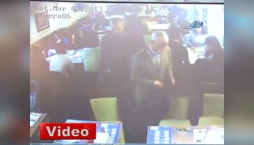 Filistinli hırsız kamerada