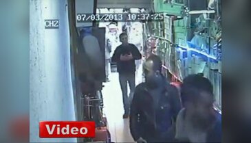 Hırsızlık anı kamerada